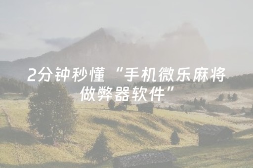 分享玩家攻略“微乐辽宁麻将辅牌器”（怎么能调好牌)