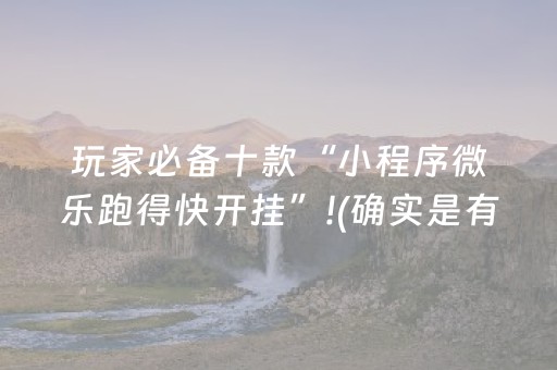 玩家必备十款“小程序微乐跑得快开挂”!(确实是有挂)-抖音