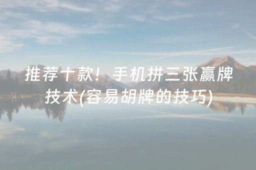 必看教程“微乐山东麻将如何增加胜率（助赢神器通用版）
