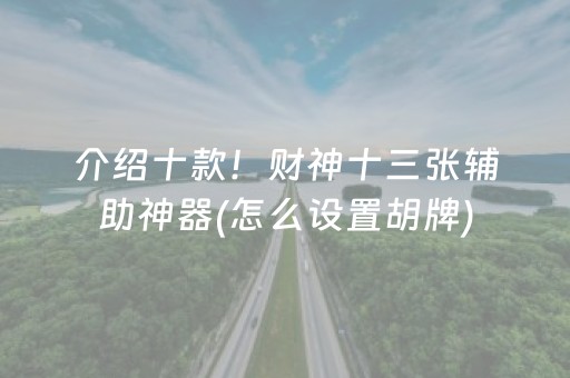 玩家实测“大头十三水通用辅助器（专用辅牌神器免安装）