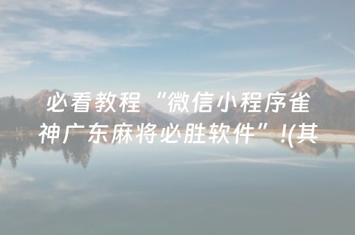 今日盘点“心悦麻将助赢神器购买”（详细透视教程）-哔哩哔哩