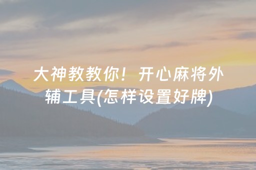 实测教程“胡乐麻将有挂吗”（详细透视教程）-哔哩哔哩