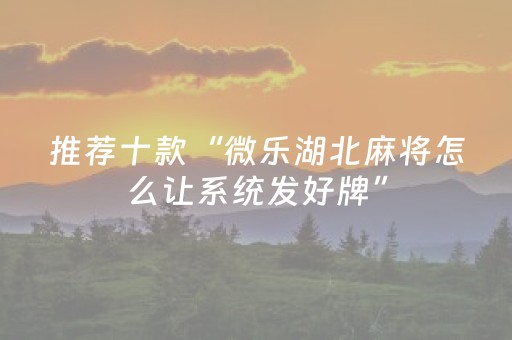 胜率设置方法“微信上微乐麻将有挂吗”（详细透视教程）-哔哩哔哩