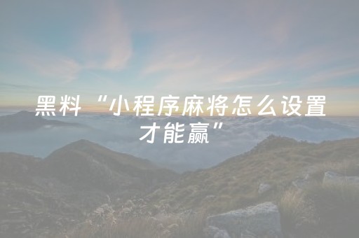 实测分享“微乐湖北麻将胡牌神器（助赢神器通用版）