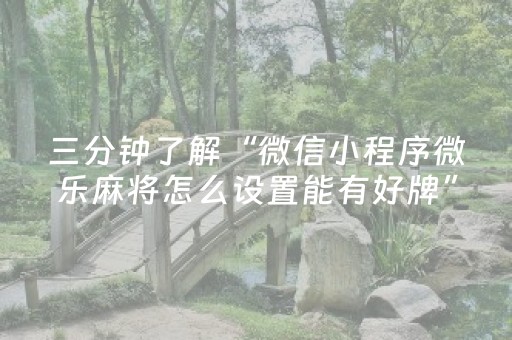 实测结果“雀神麻将好友房提高胜率的方法（专用辅牌神器免安装）