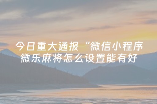 我来教大家“微乐江西麻将插件安装（专用辅牌神器免安装）