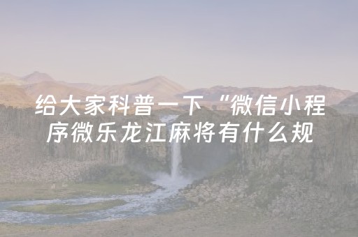 实测结果“微乐广东麻将神器（助赢神器通用版）