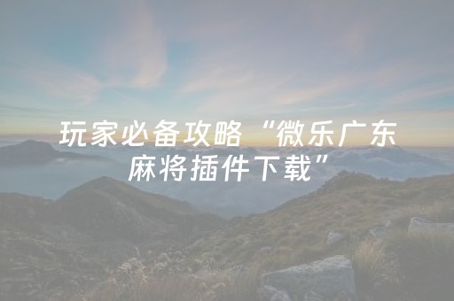 实测教程“微乐陕西麻将助赢神器怎样下载（专用辅牌神器免安装）