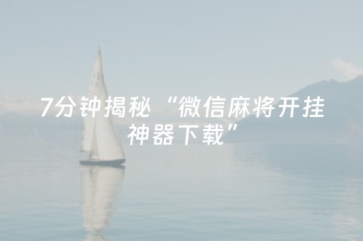 玩家必看攻略“麻将机程序免安装 万能型（助赢神器通用版）