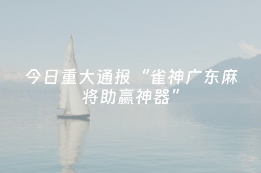教程辅助“决胜手机麻将胡牌神器（专用辅牌神器免安装）