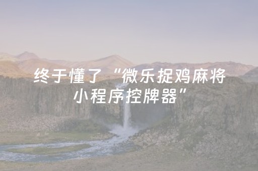 3分钟学会“棋牌室的麻将机如何作假（专用辅牌神器免安装）