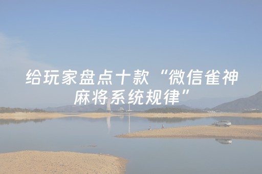玩家必看攻略“微乐吉林麻将斗地主助赢神器（助赢神器通用版）