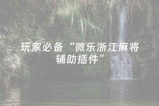 分享辅助“普通自动麻将机程序能自己装吗（专用辅牌神器免安装）