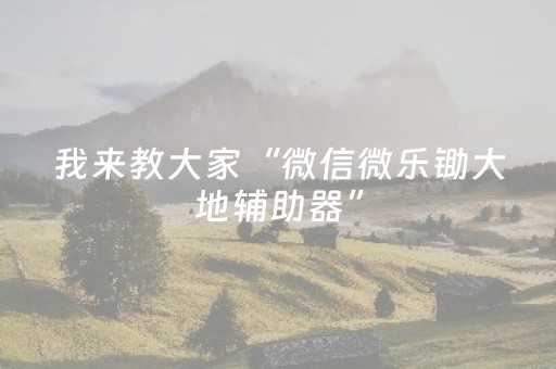 实测分享“微信斗牛专用神器（专用辅牌神器免安装）