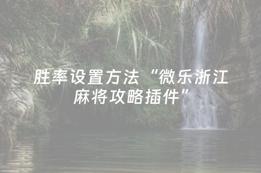 教程辅助“程序麻将机怎么安装视频教程（专用辅牌神器免安装）