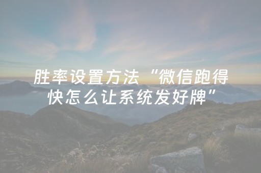 终于发现“微乐家乡麻将挂神器（助赢神器通用版）