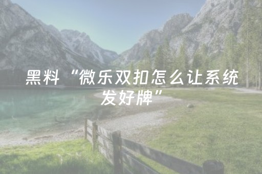 终于发现“雀神小程序app（助赢神器通用版）