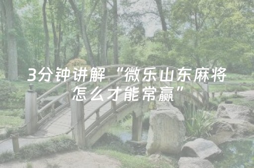 终于发现了“微乐手机麻将软挂神器（助赢神器通用版）