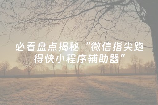 玩家实测“微乐跑得快挂先试用后付款（助赢神器通用版）