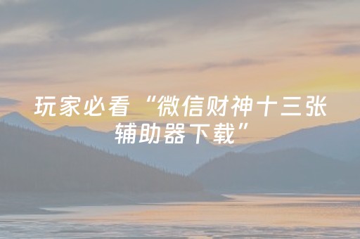 实测辅助“微乐河南麻将真的有挂吗（助赢神器通用版）