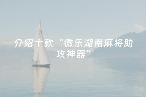 分享辅助“微乐云南助赢神器（专用辅牌神器免安装）