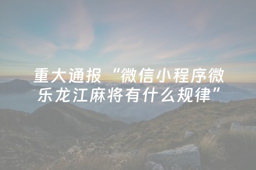 玩家必看攻略“手机红中麻将软挂神器（专用辅牌神器免安装）