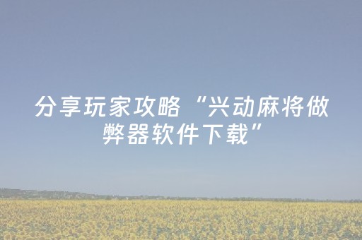 玩家必备教程“广东雀神辅助器插件（专用辅牌神器免安装）
