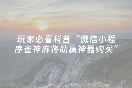 分享辅助“麻将万能摇空器（专用辅牌神器免安装）