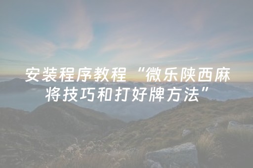 终于发现“微乐江苏麻将挂件神器通用（专用辅牌神器免安装）
