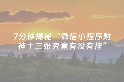 玩家必看攻略“小程序麻将游戏防作弊（助赢神器通用版）