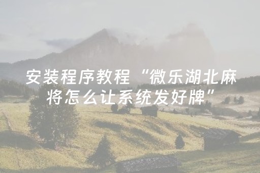 新版本“麻将机解码软件下载”（详细透视教程）-哔哩哔哩