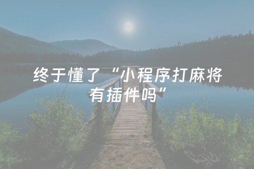 玩家必看攻略“棋牌室的麻将机有程序吗”（详细透视教程）-哔哩哔哩