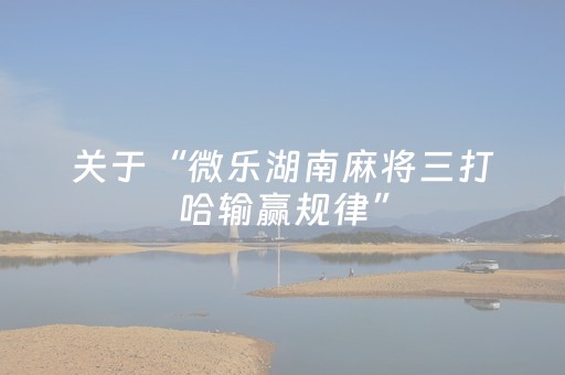 实测分享“家乡大贰如何开挂（专用辅牌神器免安装）