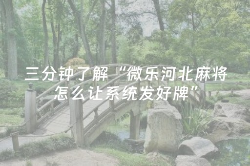 胜率设置方法“微乐手机麻将十打九赢神器（助赢神器通用版）