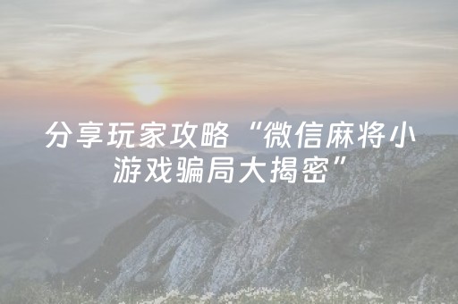 胜率设置方法“微乐麻将挂件神器（专用辅牌神器免安装）