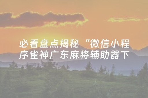 玩家必看攻略“四川血战麻将必胜攻略”（详细透视教程）-哔哩哔哩