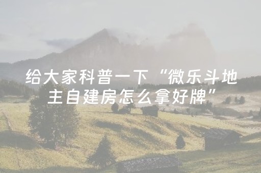 分享辅助“微乐湖北麻将专用神器”（详细透视教程）-哔哩哔哩