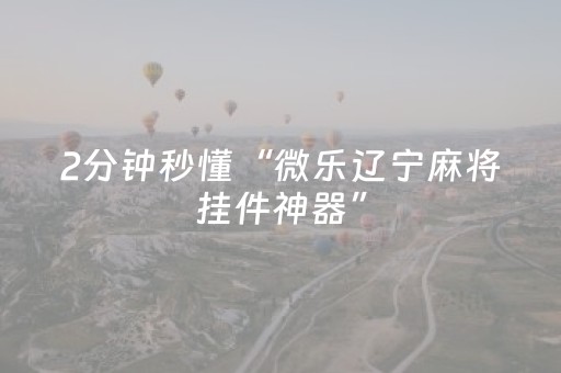 3分钟学会“微乐河北麻将自建房输赢规律（专用辅牌神器免安装）