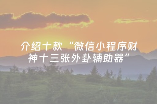 实测分享“微乐陕西麻将小程序辅牌器（助赢神器通用版）