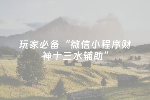 实测辅助“微乐吉林麻将助赢神器（助赢神器通用版）