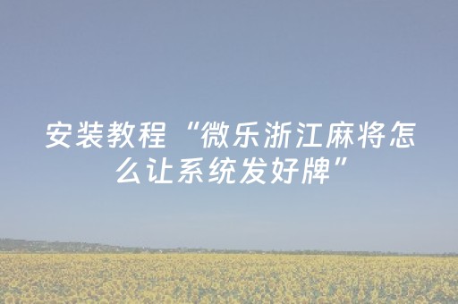玩家必看教程！“微乐广西麻将助赢神器”（详细透视教程）-哔哩哔哩
