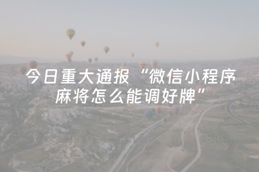 实测结果“微乐麻将插件购买可测试（助赢神器通用版）
