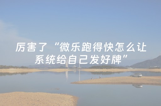 玩家必备教程“微信麻将做弊器软件是真的吗（助赢神器通用版）