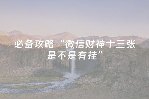 实测教程“微乐河南麻将专用神器下载（助赢神器通用版）