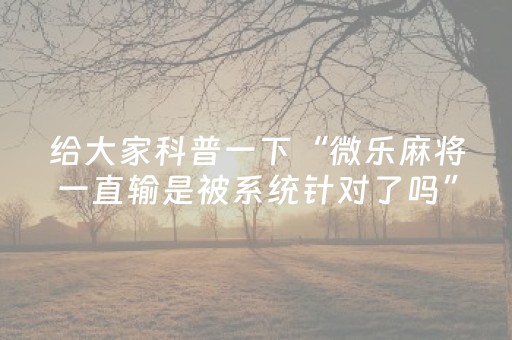 实测辅助“小程序跑得快怎么拿好牌（助赢神器通用版）