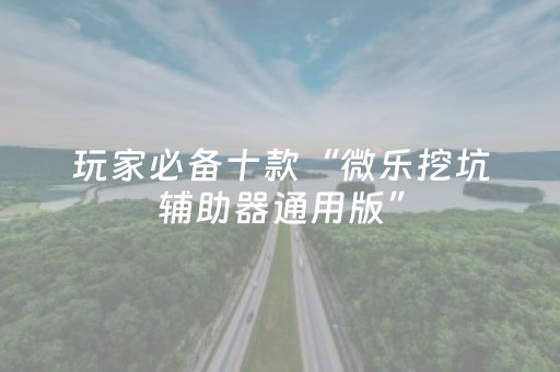 实测教程“吉祥填大坑提高胜率（专用辅牌神器免安装）