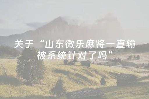 教程辅助“微乐麻将铺牌器（助赢神器通用版）