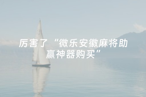 给玩家盘点十款“微乐陕西挖坑专用神器”（有什么规律)