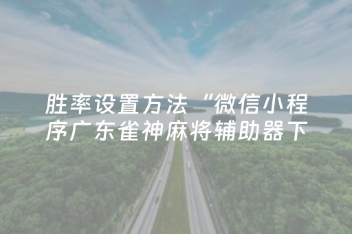 必备攻略“微乐捉鸡麻将控牌器”（有什么诀窍)