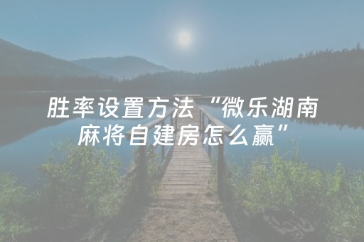 玩家必备十款“雀神麻将输赢规律”（神器通用版)